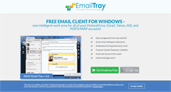 Desktop Screenshot of emailtray.com